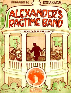 Sheet Music Cover, Alexander's Ragtime Band