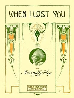 Sheet Music Cover, When I Lost You"